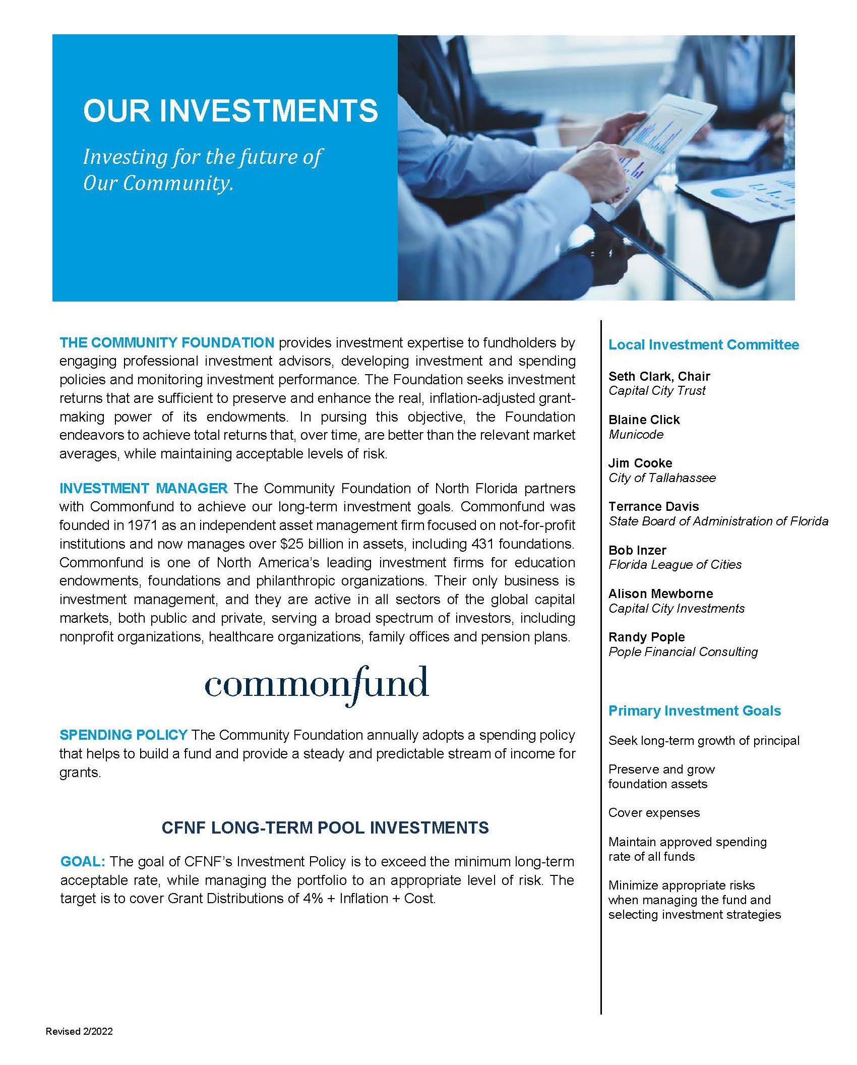 Our Investments 2022 Page 1